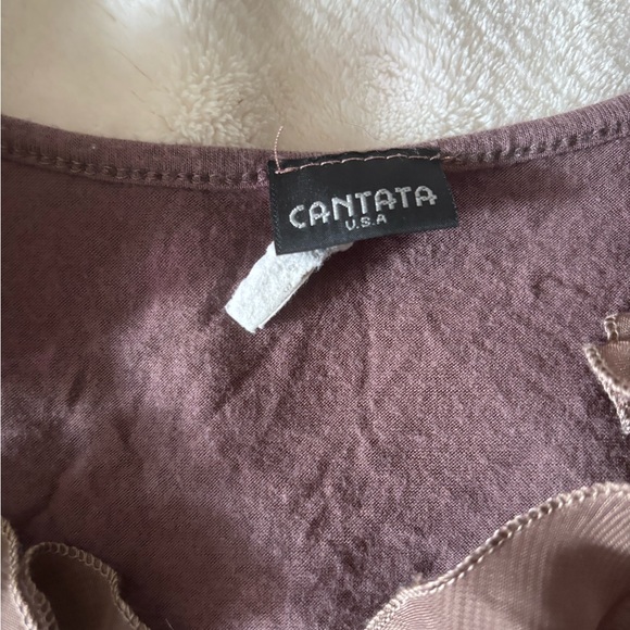 Marc Jacobs Brown Ruffle Blouse - Picture 2 of 2